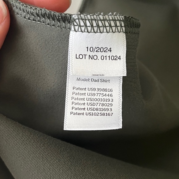 Lalabu Dad Shirt Short Sleeve Fern Green XL - Picture 14 of 16